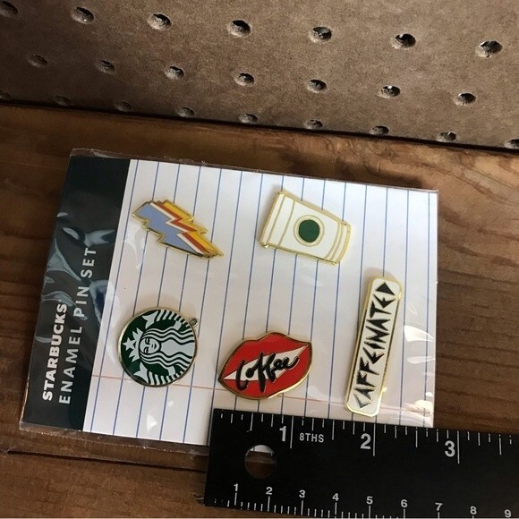Starbucks Enamel Pin Set NEW - Picture 4 of 4